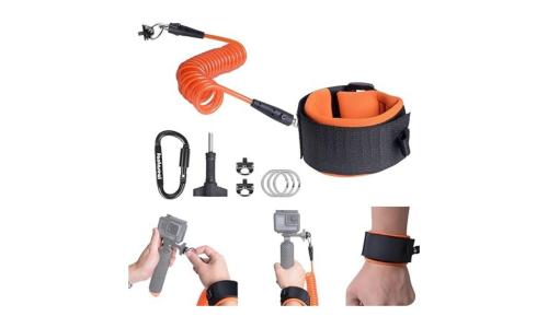 Steel-cored Waterproof Action Camera Wrist Strap