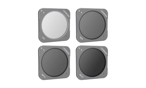 4-Pack Lens Filter Set ND8 ND16 ND32 CPL for DJI Action 2 Camera