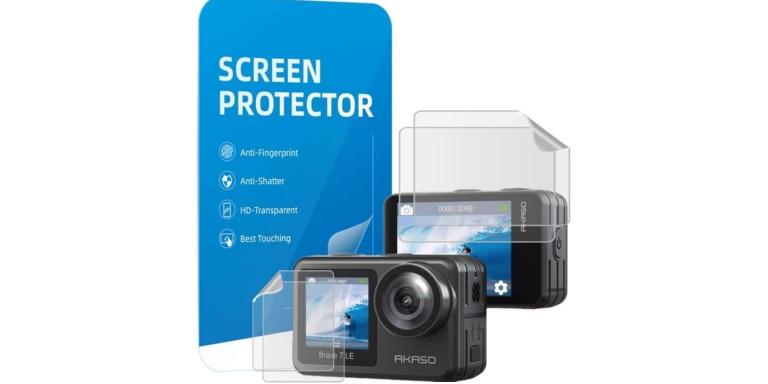 HD Premium Real Screen Protector for AKASO Brave 7 LE HD Premium Real Screen Protector for AKASO Brave 7 LE