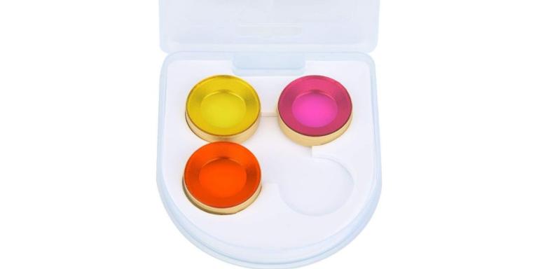 Diving Lens Filter Kit - Red, Yellow, Magenta Optical Glass Filters