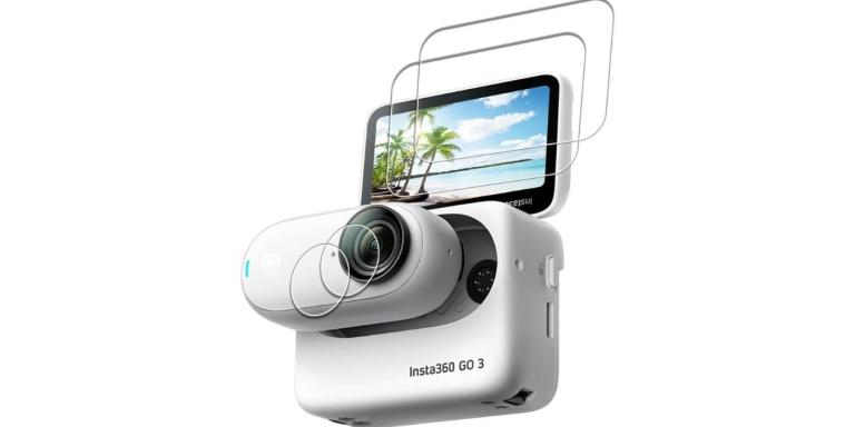 Tempered Glass Screen & Lens Protector for the Insta360 GO 3 Tempered Glass Screen & Lens Protector for the Insta360 GO 3