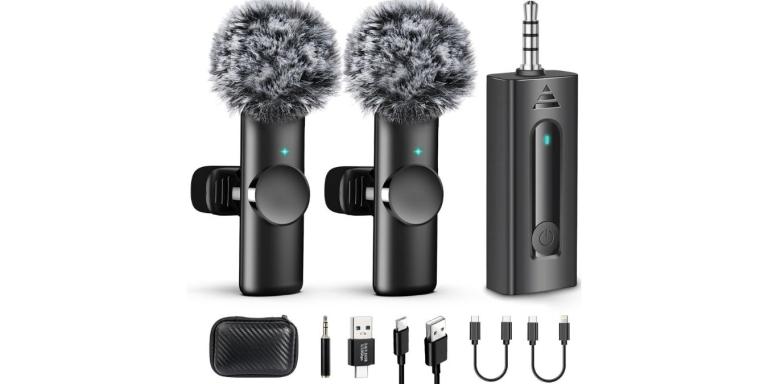 Wireless Lavalier Microphone 2-Pack Wireless Lavalier Microphone 2-Pack