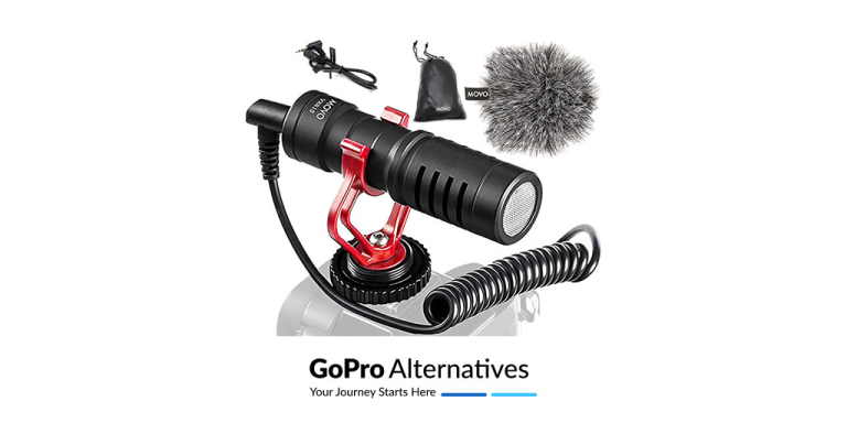 Movo VXR10 Universal Video action camera Microphone Attachment